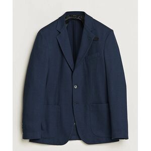 Brioni Cotton/Silk Jersey Blazer Navy - Harmaa - Size: 39-42 43-46 - Gender: men