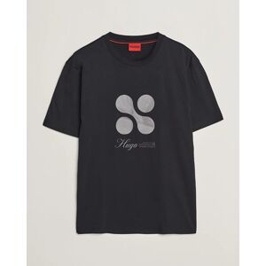 HUGO Dooling Logo T-Shirt Black - Beige - Size: S M L XL - Gender: men