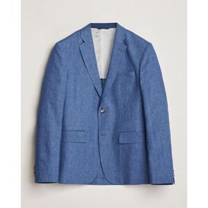 J.Lindeberg Hopper U Super Linen Blazer Chambray Blue - Beige - Size: S M L XL - Gender: men