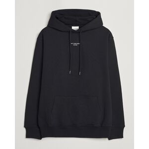 Monsieur Classic Slogan Hoodie Black - Sininen - Size: One size - Gender: men