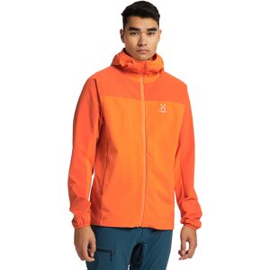 Haglöfs Morän Hood Men Flame Orange/Habanero  - Size: M