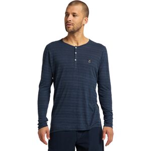 Haglöfs Dal Long Sleeve Tee Men Tarn Blue  - Size: S