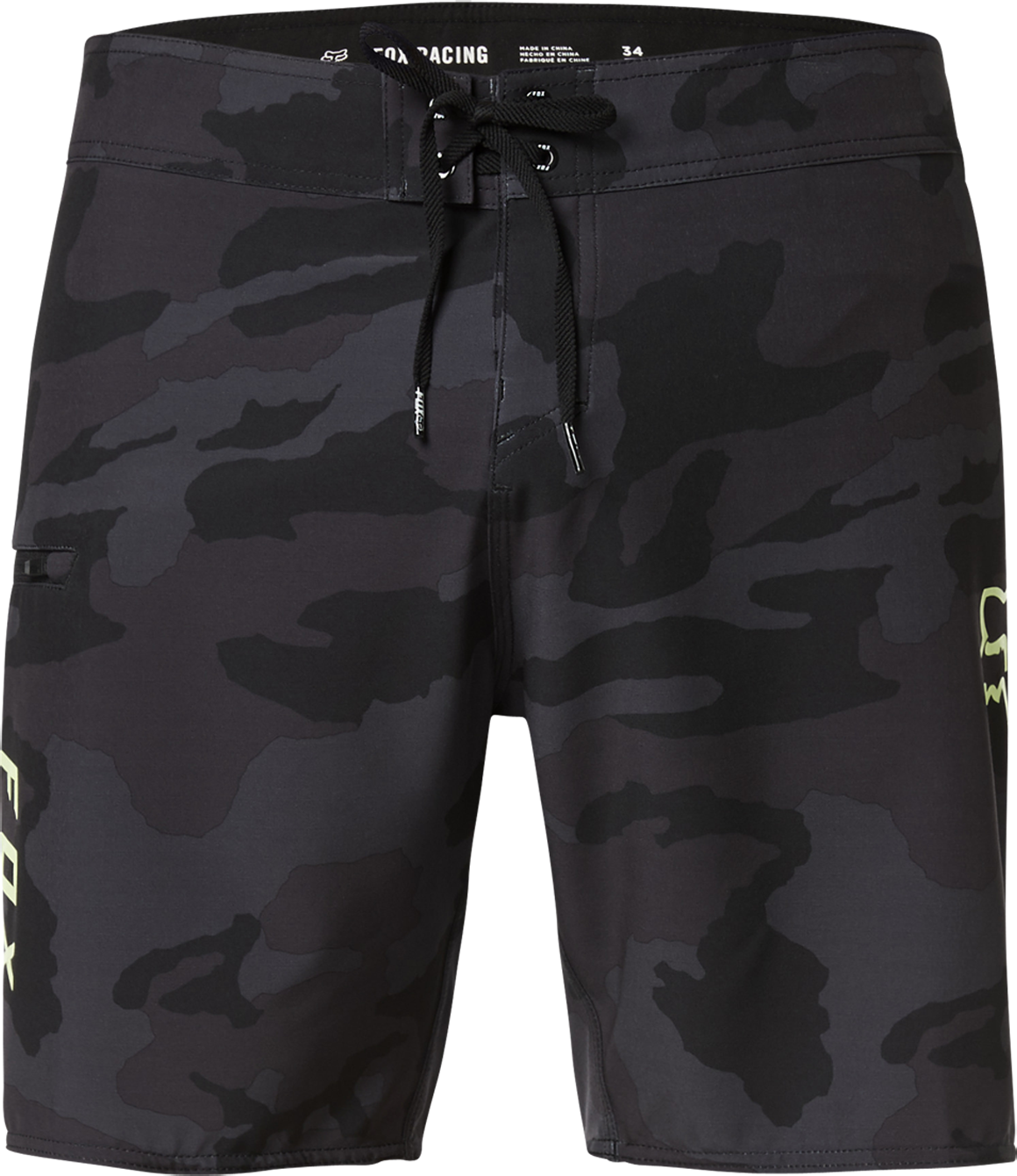 FOX Uimashortsit FOX Racing Overhead Camo Stretch Musta-Maastokuvio