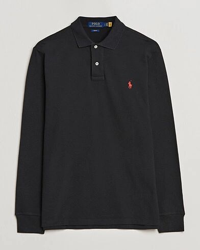 Ralph Lauren Slim Fit Long Sleeve Polo Polo Black