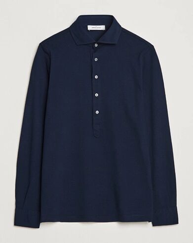 Gran Sasso Popover Shirt Navy