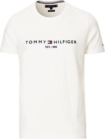 Tommy Hilfiger Logo Crew Neck Tee Snow White