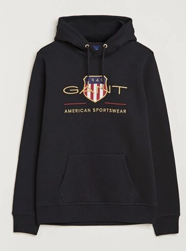 Gant Archive Shield Hoodie Black