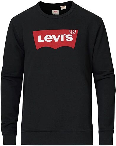 Levis Batwing Crew Neck Sweatshirt Jet Black