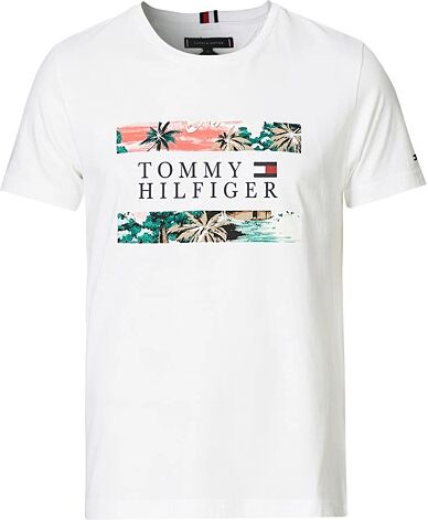 Tommy Hilfiger Hawaiian Flag Crew Neck Tee White