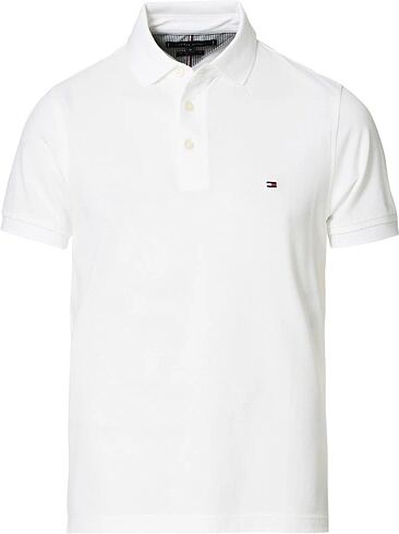 Tommy Hilfiger 1985 Slim Fit Polo White