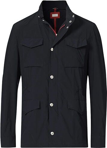 Brunello Cucinelli Unlined Nylon Field Jacket Navy