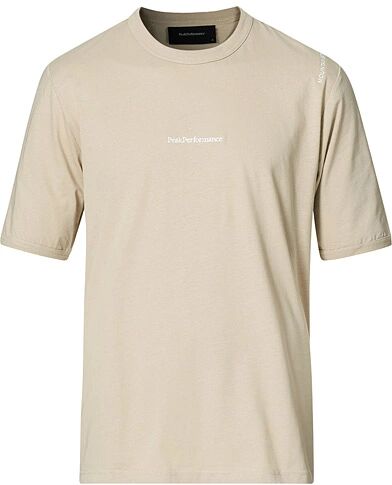 Peak Performance Stowaway Crew Neck Tee Celsian Beige