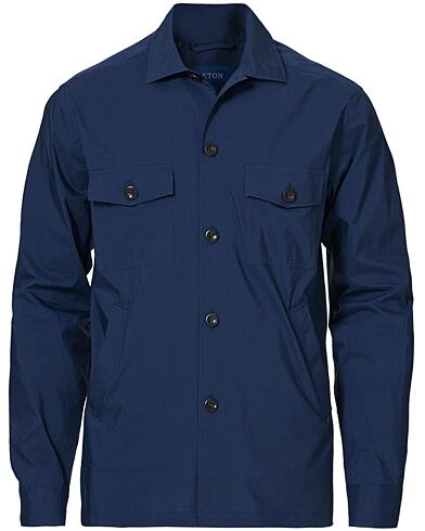 Eton Cotton/Nylon Overshirt Navy