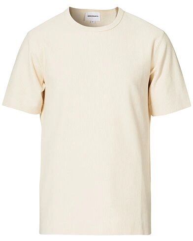 Norse Projects Johannes Compact Waffle Tee Ecru