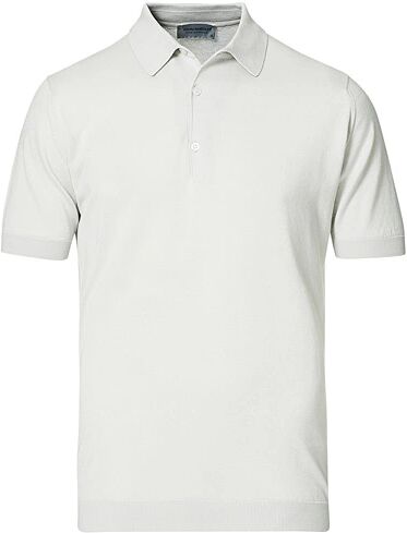 John Smedley Adrian Slim Fit Sea Island Polo Cloud