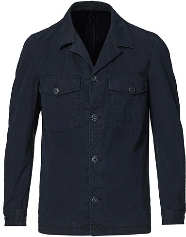 L.B.M. 1911 Cotton Gabardine Overshirt Navy