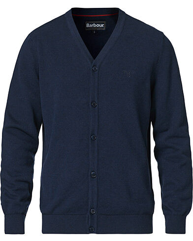 Barbour Cotton Cardigan Navy Marl