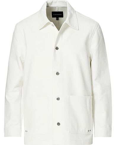 Club Monaco Tea Dyed Chore Jacket Blanc De Blanc