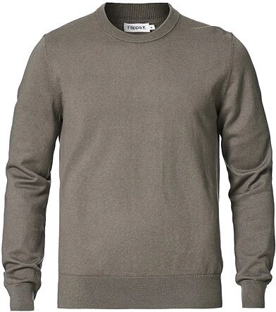 Filippa K Cotton Merino Basic Sweater Green Grey