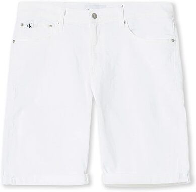 Calvin Klein Slim Denim Shorts White