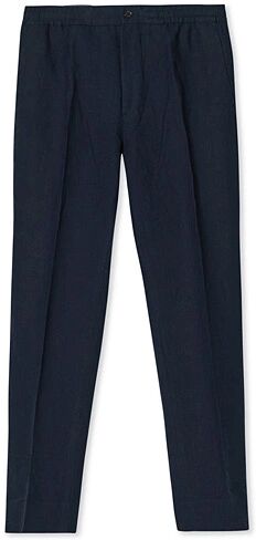 J.Lindeberg Sasha Linen Drawstring Trousers Navy