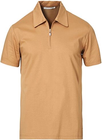 Tiger of Sweden Laron Half Zip Polo Brown