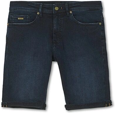 BOSS Casual Delaware Denim Shorts Dark Blue