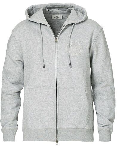 Etro Leisure Zip Hoodie Light Grey