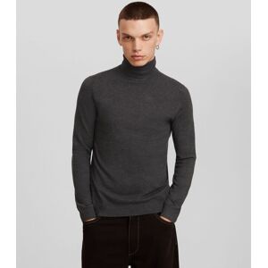 Bershka Pull Col Roulé Fin Homme M Gris Foncé - Publicité