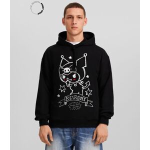 Bershka Sweat Capuche Oversize Imprime Kuromi Homme S Noir