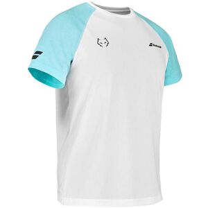 Babolat Play Crew Neck Tee Juan Lebrón White, S