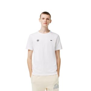 Lacoste Roland Garros Edition Performance Ultra-Dry Jersey T-Shirt White, M