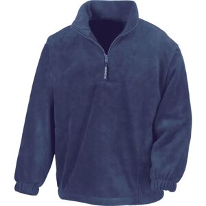 Veste polaire col zippé Result POLARTHERM Bleu Marine S