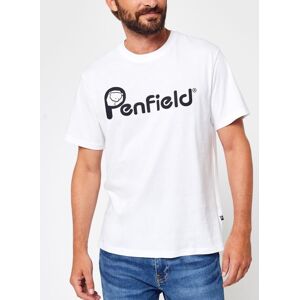 Bear Chest Print T-Shirt par Penfield Blanc L Accessoires