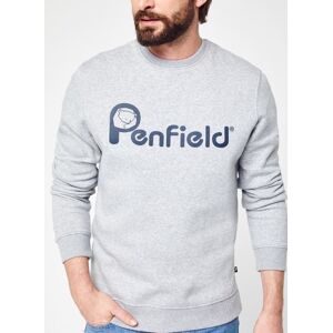 Bear Chest Print Crew Bb Sweat par Penfield Gris XXL Accessoires