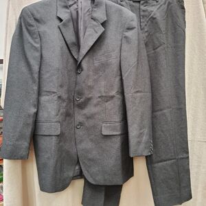 Costume veste + pantalon homme gris - 42 Gris 42 - Publicité