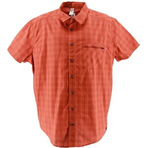 Chemise orange à carreaux manches courtes Homme - Decathlon - 4XL Orange - Publicité