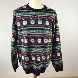 Pull de Noël Coupe droite, manches longues, col rond - XXL Multicolore XXL - Publicité