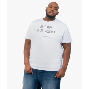 Tee-shirt homme a message Gemo X Les vilains garcons - 6XL - blanc - GEMO blanc