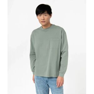Tee-shirt manches longues epais oversize homme - XL - vert - GEMO vert