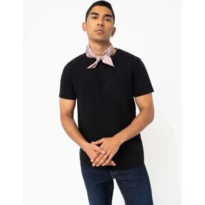 Tee-shirt homme a manches courtes en maille epaisse - M - noir - GEMO noir