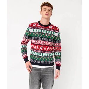 Pull de Noël multicolore homme - 4XL - rouge - GEMO rouge - Publicité