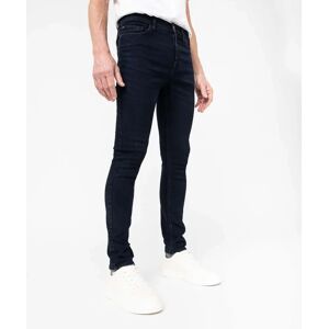 Jean homme skinny taille haute en coton stretch - 40 - blue black - GEMO blue black