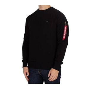 alpha industries Homme Sweat-shirt X-Fit, Noir - Publicité