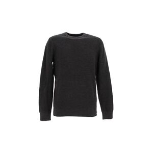 Superdry Pull fin Vintage textured crew knit blk ch Noir Taille : L - Publicité