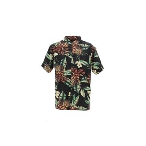 Superdry Chemise manches courtes Vintage hawaiian s/s shirt black Noir Taille : XL - Publicité