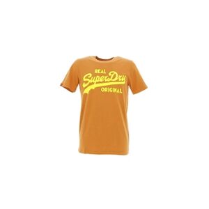 Superdry Tee shirt manches courtes Vintage vl neon tee sudan brown Marron Taille : S - Publicité