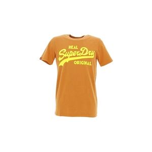 Superdry Tee shirt manches courtes Vintage vl neon tee sudan brown Marron Taille : L - Publicité