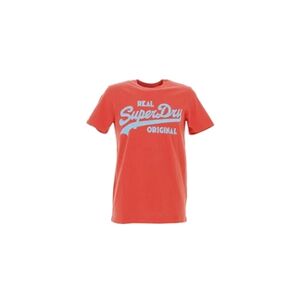 Superdry Tee shirt manches courtes Vintage vl neon tee americana red Rouge Taille : L - Publicité