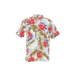 Superdry Chemise manches courtes Vintage hawaiian s/s shirt optic Blanc Taille : XL - Publicité